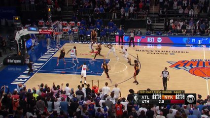 This Day In NBA History: Trae Young Reacts to his Game-Winner vs NYK