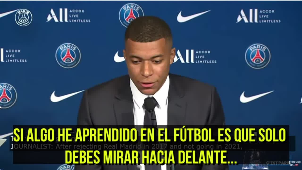 La respuesta de Mbappé entre risas que echa más...