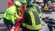 Pordenone - Vigili del Fuoco, prove di soccorso per incidente stradale (23.05.22)