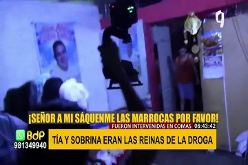 Capturan a las Dealer de Comas, tía y sobrina, dedicadas a la comercialización de drogas