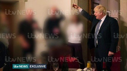 New pictures of Boris Johnson at lockdown party