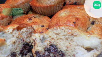 Muffins choco-noisette-banane