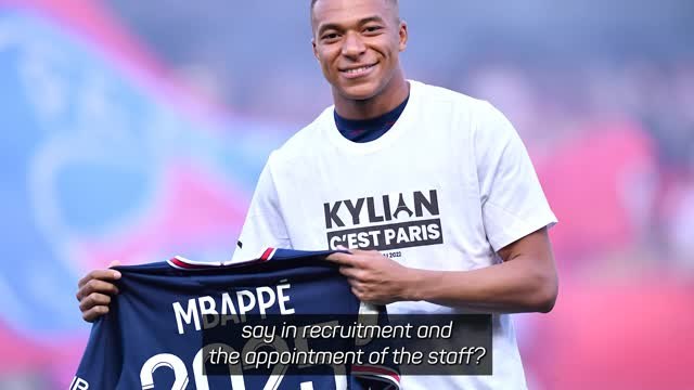 Mbappe denies any influence on PSG operations