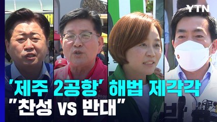 '제주 제2 공항' 해법 제각각..."찬성 vs 반대" / YTN