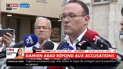 Damien Abad s'exprime en direct après les accusations de 2 femmes contre lui : "Je n'ai jamais violé une seule femme de ma vie. Un homme innocent doit-il démissionner ? Je ne crois pas "
