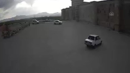 Tarihi handa drift yapan sürücüye 9 bin 125 lira ceza