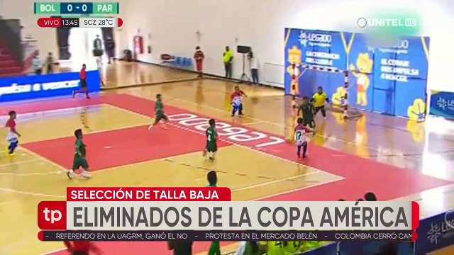 Bolivia queda a un paso de la final de la Copa América de talla baja