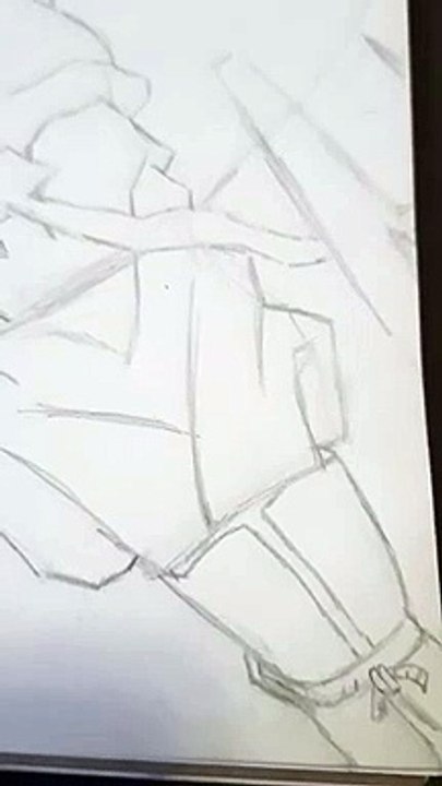 Boceto GOKU super sayajin KAMEHAMEHA. Dragon ball Legends. World of David