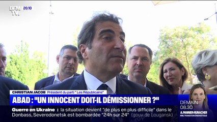 Christian Jacob demande à Damien Abad de se "regarder dans la glace et [d'agir] en son âme et conscience"