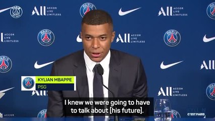 Tải video: 'My story is not finished here' - Mbappe on signing contract at PSG