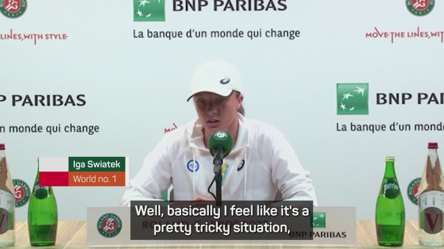 'It's not united': Swiatek wants tennis organisations to come together