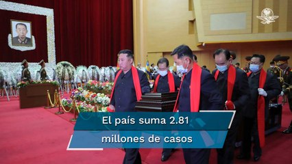 Kim Jong-un asiste a funeral de Estado sin cubrebocas mientras casos de Covid-19 golpean Corea del