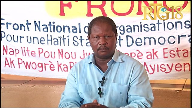 Kòdonatè jeneral FRONORHSD la Rosemond Jean pote eksplikasyon sou 6 ajan BSAP li di lapolis arete.