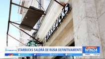 Starbucks saldrá de Rusia definitivamente