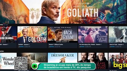 Streaming já ocupa mais de 20% do tempo de brasileiros em frente à TV