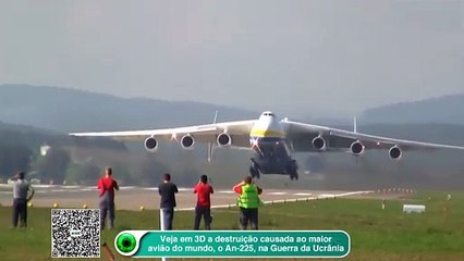 Antonov An-225 Mriya: modelo 3D mostra estrago causado ao avião