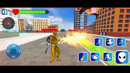 Updated Skin Venom Spider Rope Hero Miami City Rescue Battle Mission Game