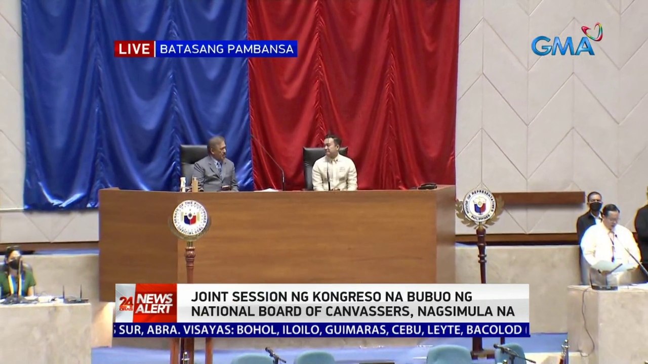 Joint session ng Kongreso na bubuo ng National Board of Canvassers