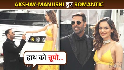 हाथ को चूमो... Akshay Kumar & Manush's Romantic Pose Leave Fans Shocked | Prithviraj