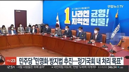 민주당 "민영화 방지법 추진…정기국회 내 처리 목표"