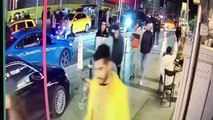 İngiliz turiste İstanbul'da dehşeti yaşattılar! Kanlı saldırı kamerada