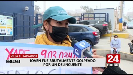 VES: Delincuente robó 3 mochilas de cabina de internet y dejó grave a una de las víctimas