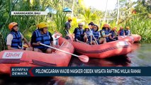 Pelonggaran Wajib Masker Di Objek Wisata Rafting