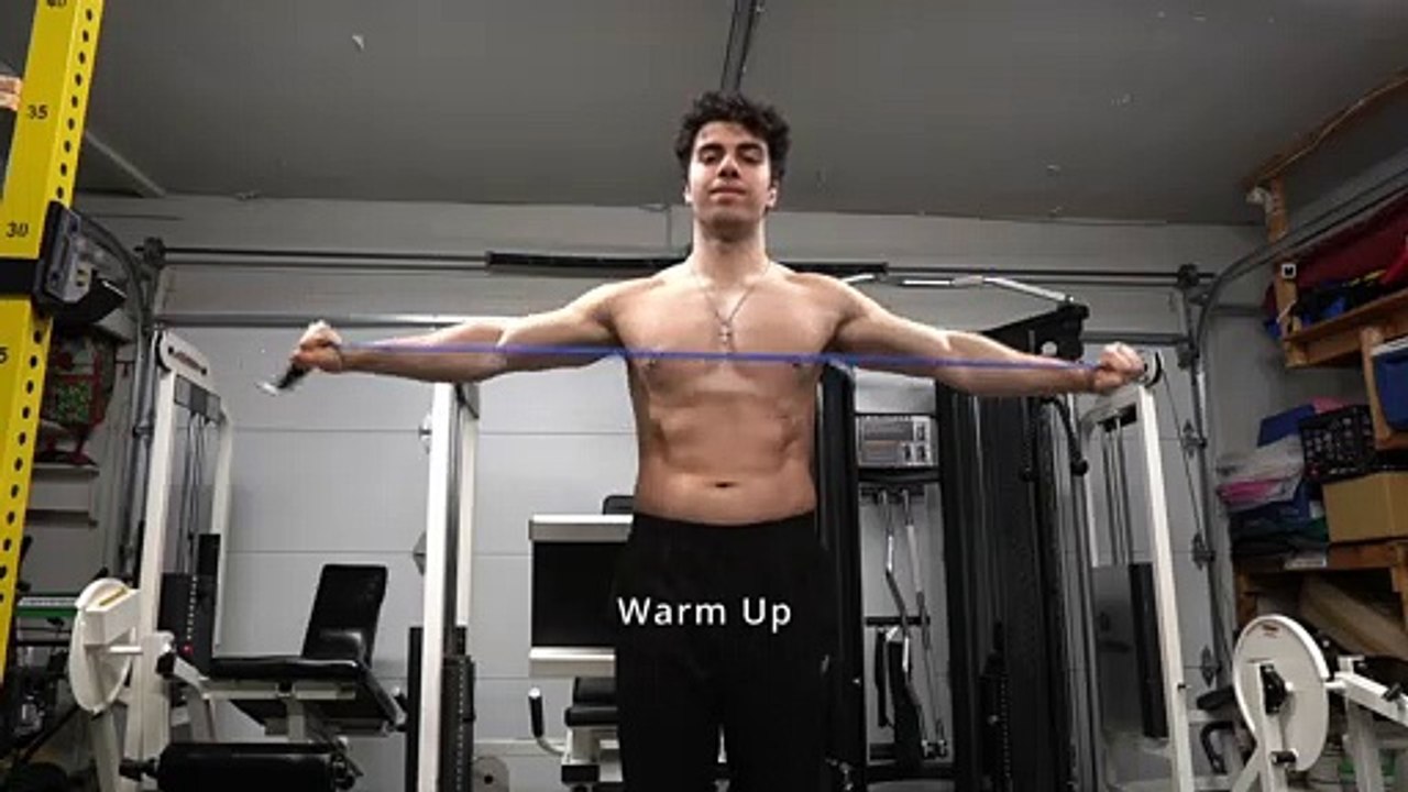 Standing Single Arm Shoulder Press Exercise With Anthonytrainer