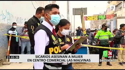 Las Malvinas: presuntos sicarios asesinan a balazos a mujer y dejan grave a su pareja