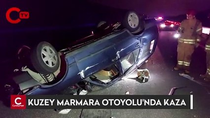 Kuzey Marmara Otoyolu'nda kaza: 2 yaralı