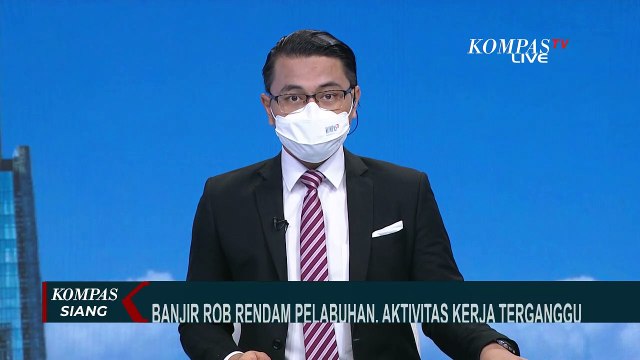 Banjir Rob Rendam Kawasan Pelabuhan Tanjung Emas Semarang, Aktivitas Pekerja & Penumpang!