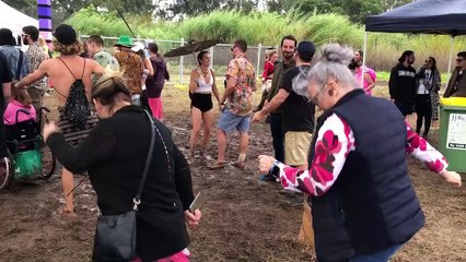 Kooralbyn locals dance at the Valley Vibes festival
