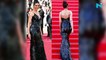 Deepika Padukone in black feathery gown on red carpet makes fans go crazy