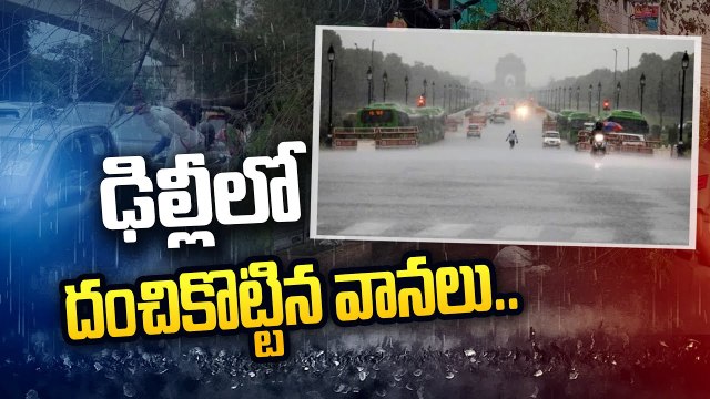 Strong Winds And Heavy Rains Lash Delhi, Uproot Trees _ Ntv