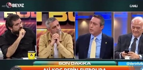 Canlı yayında Ali Koç ile Rasim Ozan birbirine girdi! “Terör örgütünün en büyük üyesi sensin”