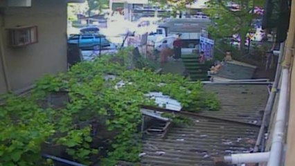 Kartal'da dükkan sahibi içeride kahvaltı hazırlarken bahçede böyle hırsızlık yaptılar