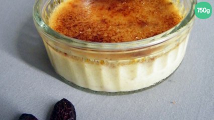 Crème brûlée à la fève Tonka