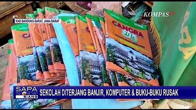 Sekolah Diterjang Banjir Bandang, Akibatnya Komputer, Buku-Buku, Hingga Dokumen Penting Rusak