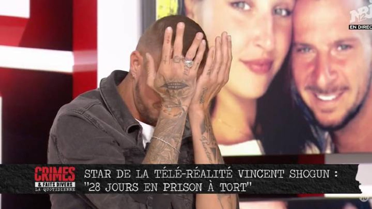 Vincent Shogun en larmes en direct sur NRJ12 : “Ça fait neuf mois que ma femme se bat pour moi”