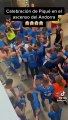 Así celebró Piqué el ascenso del Andorra a Segunda