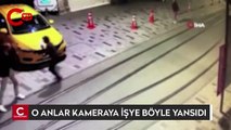 Taksim'de dehşet anları: İngiliz turisti bıçaklayıp gasbettiler!