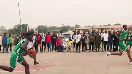 Amazing Basketball moves & shoot by Sholola Shuaib Of Unilag