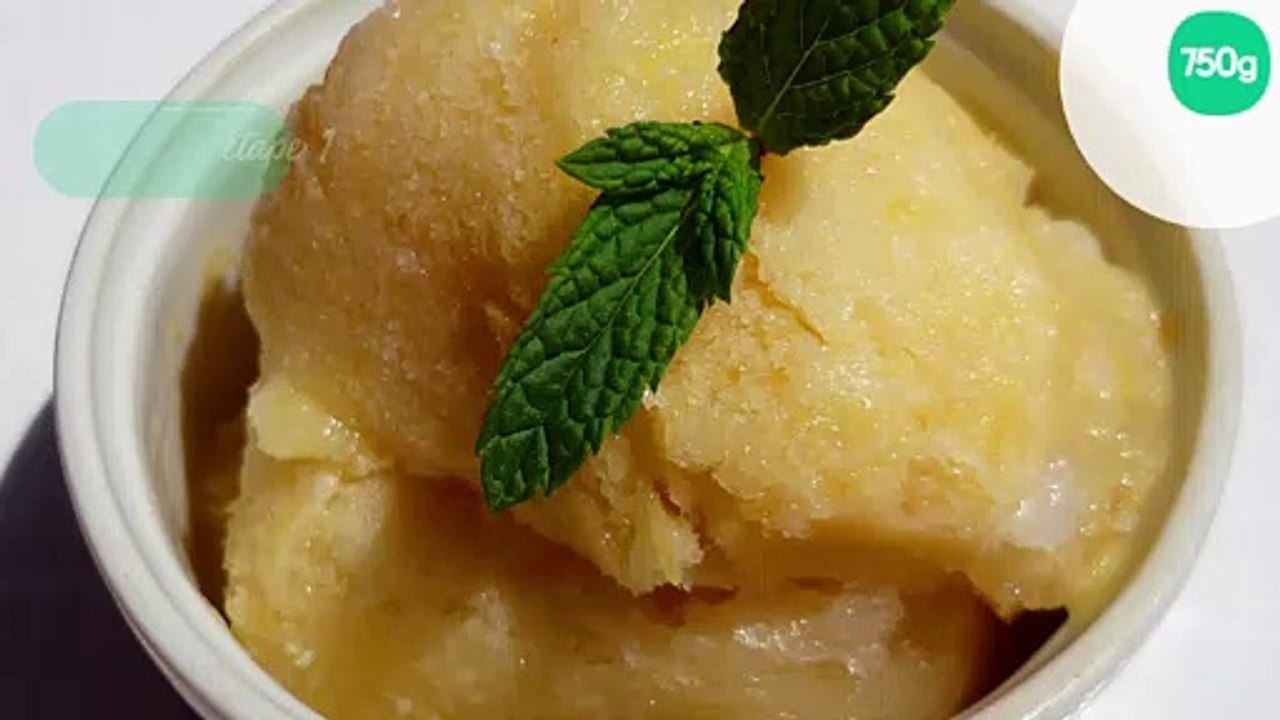 Glace aux oranges amères