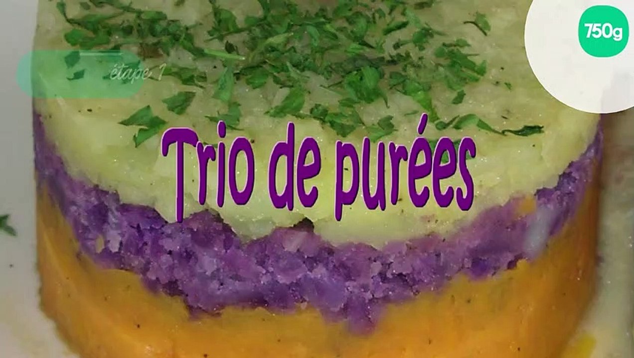 Purée tricolore