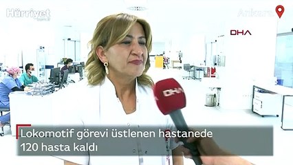 Pandeminin lokomotifi hastanede 120 koronavirüs hastası kaldı
