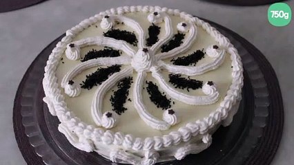 Gâteau à la crème au chocolat blanc