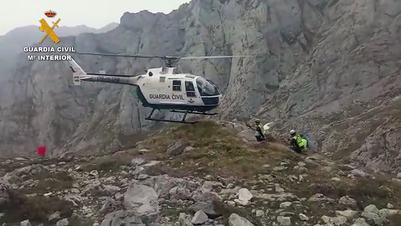 La Guardia Civil rescata a un corredor agotado en Picos de Europa