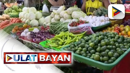Presyo ng ilang gulay, tumaas; Supply, bumaba bunsod ng rainy season at lean months