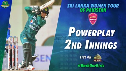 Powerplay | Pakistan Women vs Sri Lanka Women | 1st T20I 2022 | PCB | MA2T