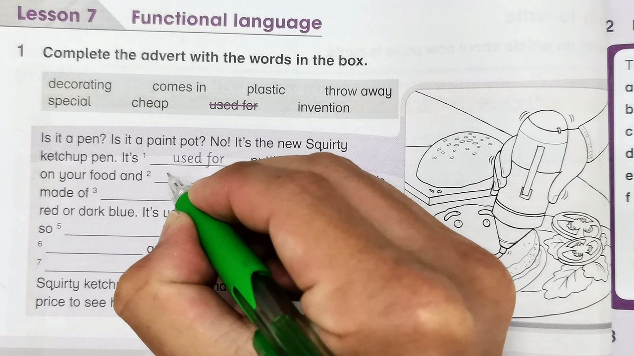Year 6 Academy Stars Workbook Answer Page 70Unit 6 How is it made? Lesson 7 Functional language